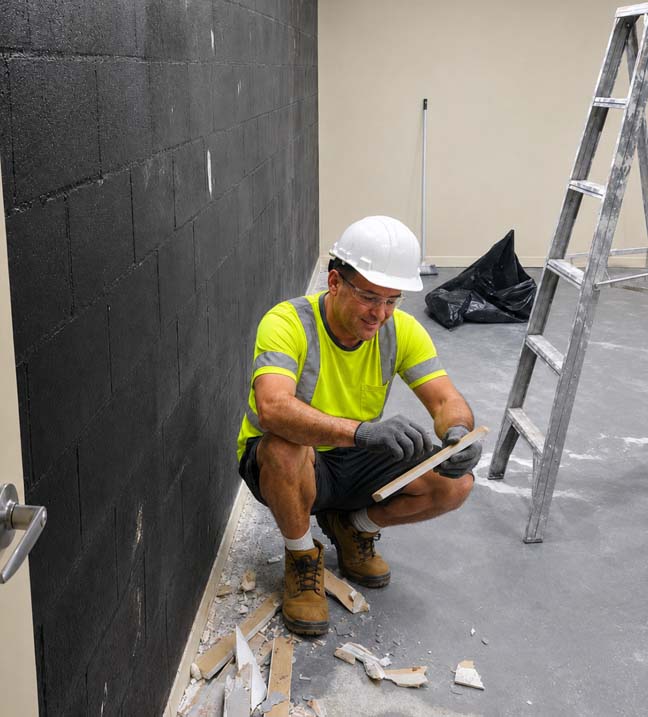 membranewaterproofing1 Basement Waterproofing Potts Street East Brisbane