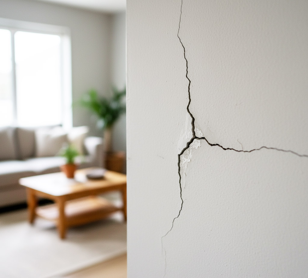 Rigid Crack Repair for Residential Area