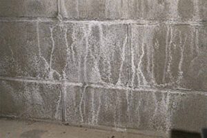 efflorescence in walls