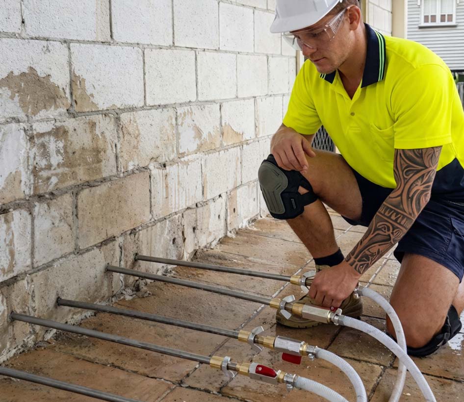 Gold Coast block wall waterproofing