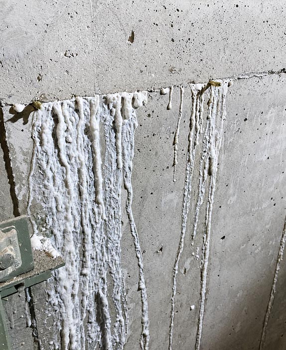 pu-injection Basement Waterproofing Potts Street East Brisbane