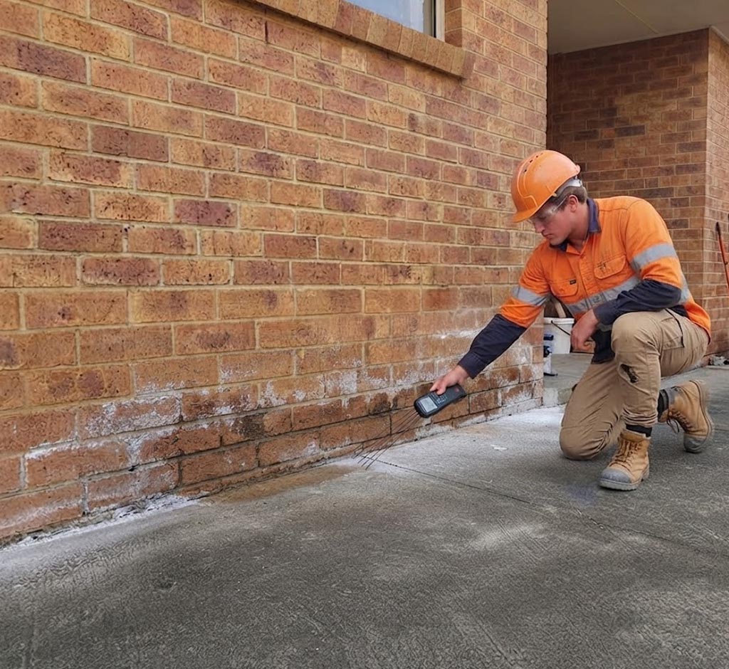 risingdampinspection2 Rising Damp Treatment Gold Coast
