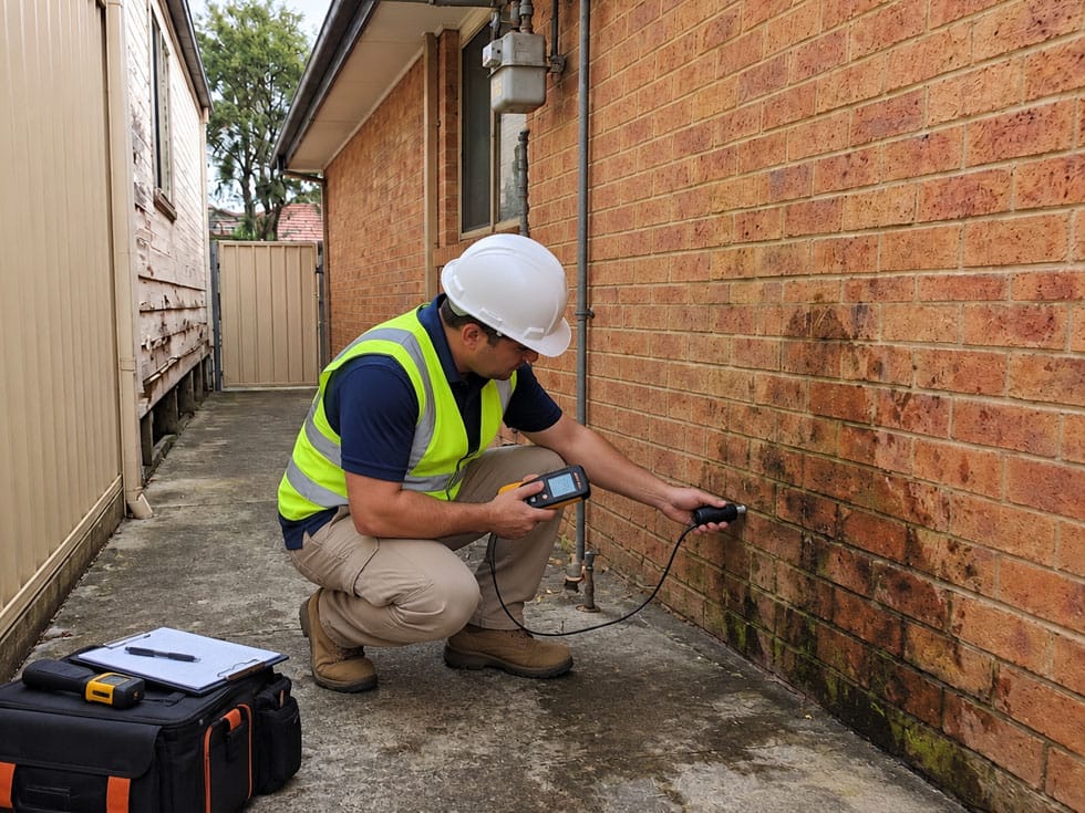Rising damp inspection 